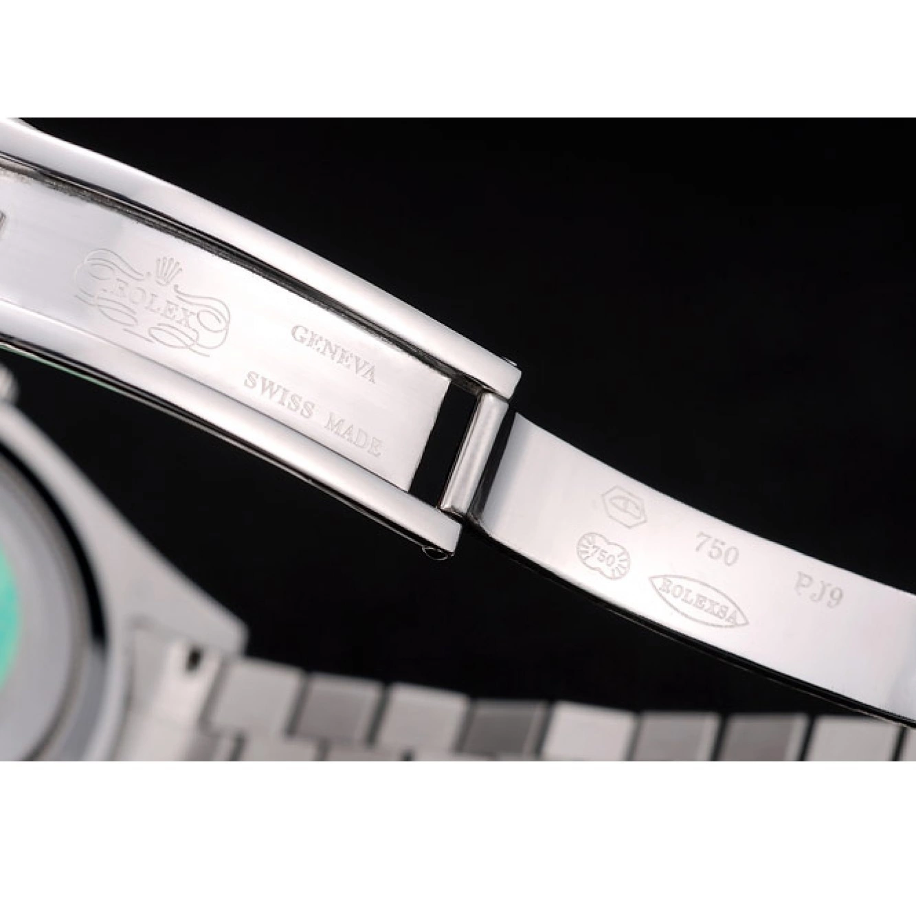 Aaa replica watch Dial Stainless Bezel Steel 41995 Rolex Silver Ribbed DayDate Swiss 0726